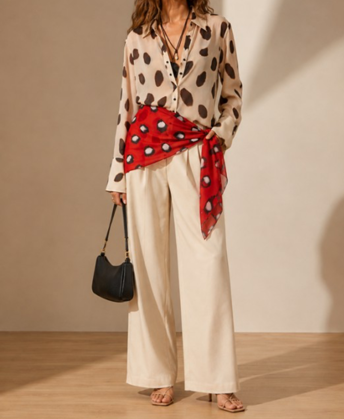 Polka Dot T-Shirt Dress