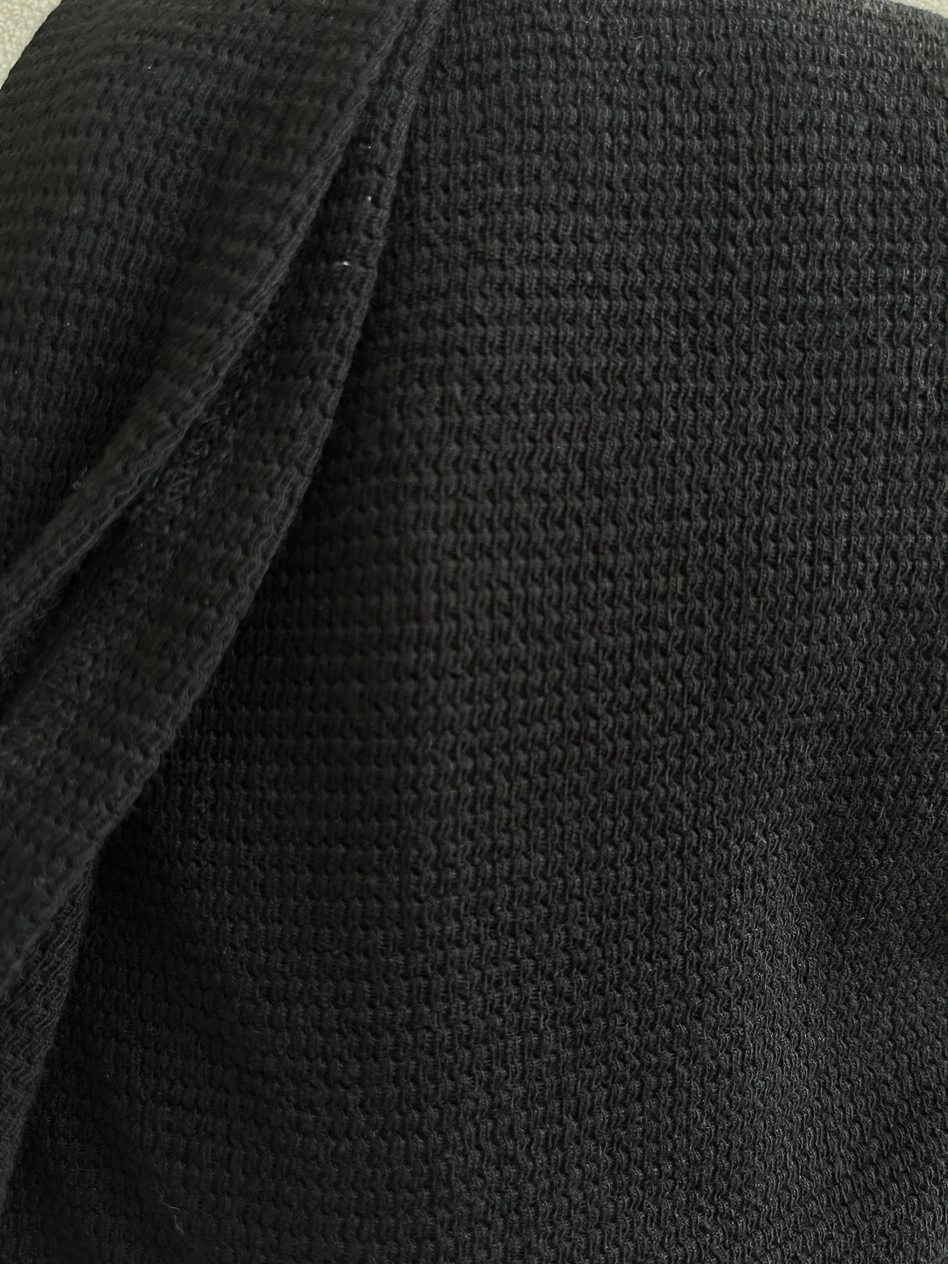 Black Open Back Midi Dress