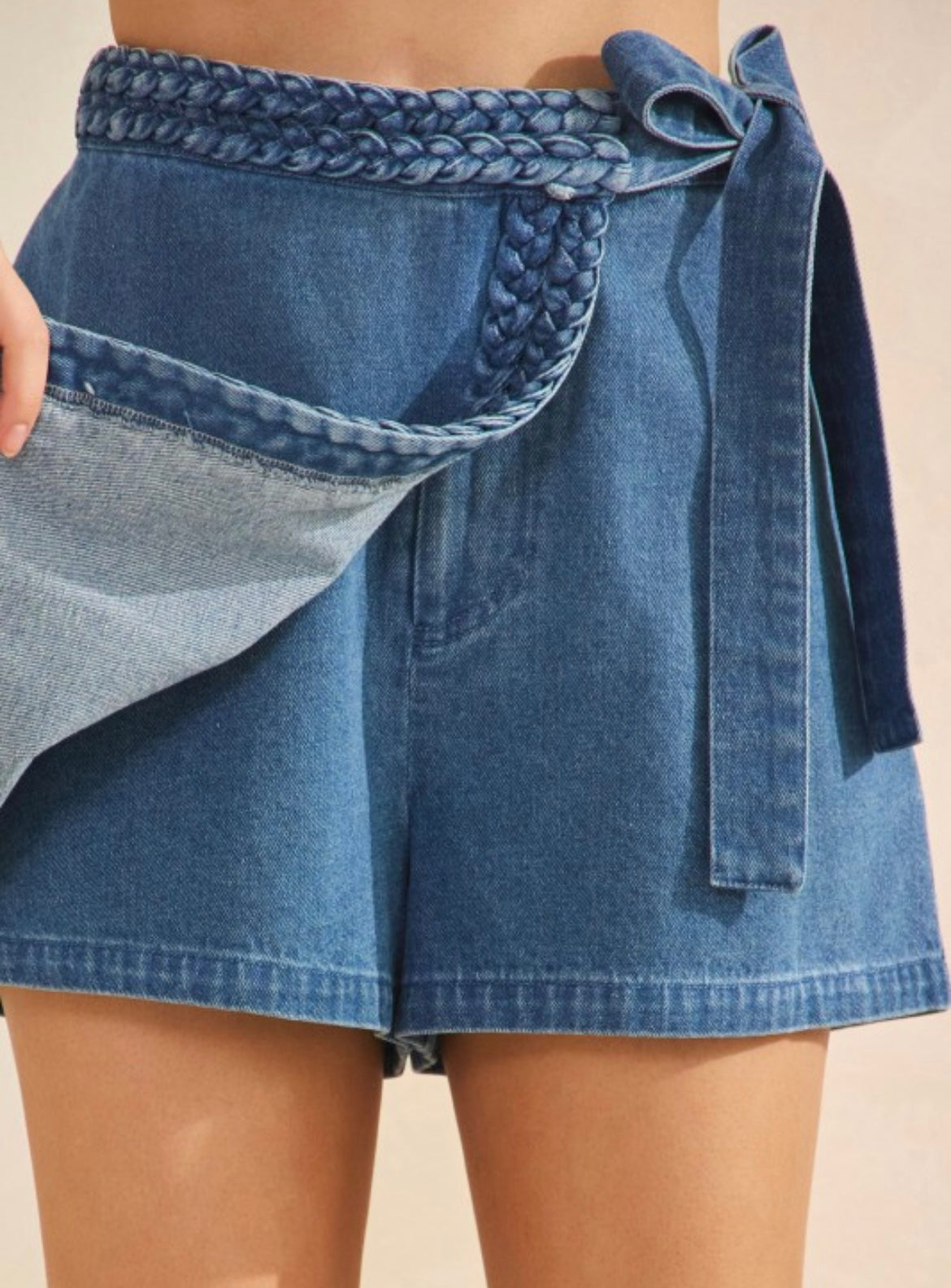 Denim Skort