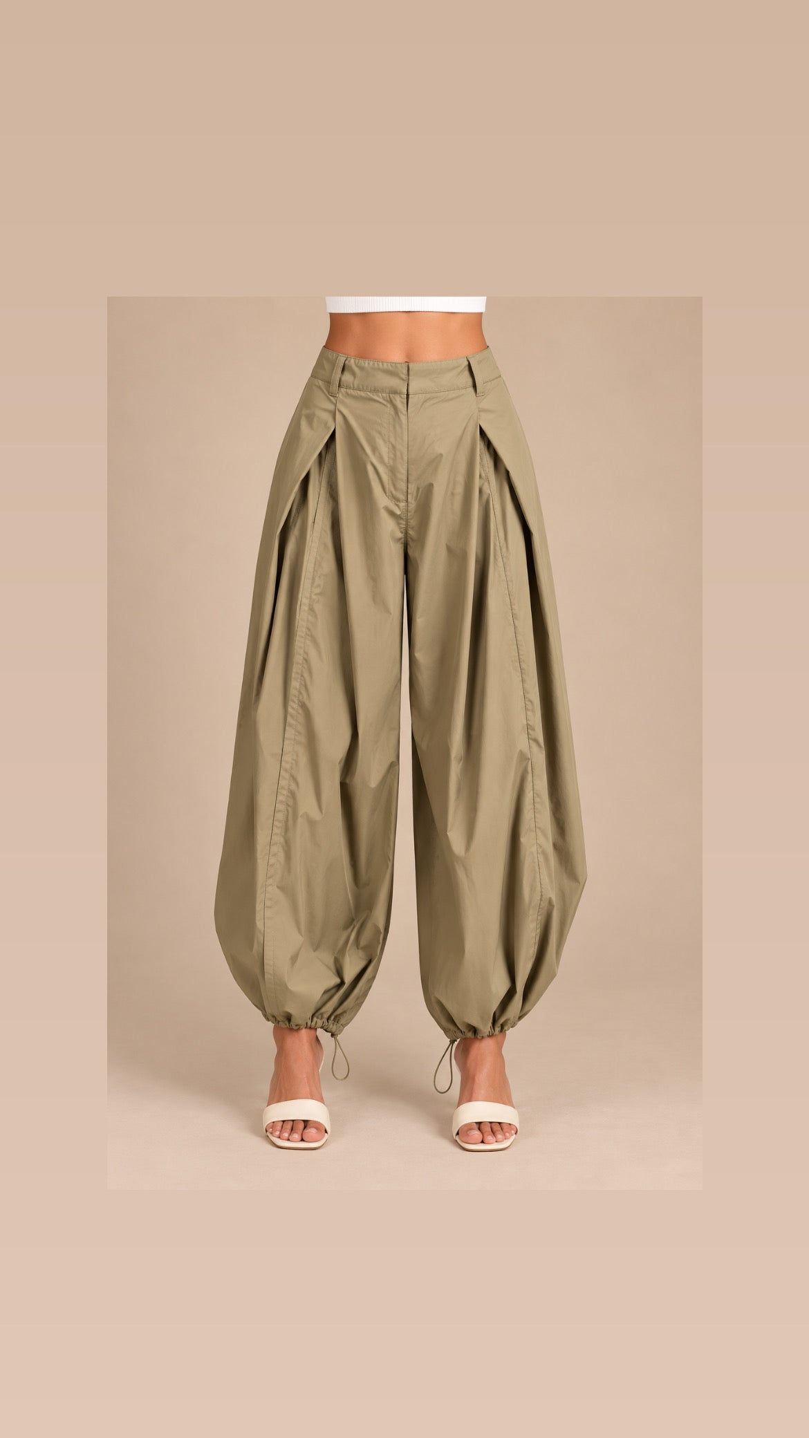Wide Leg Balloon Pant