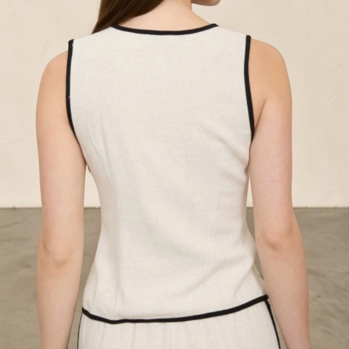 Linen Tie Top