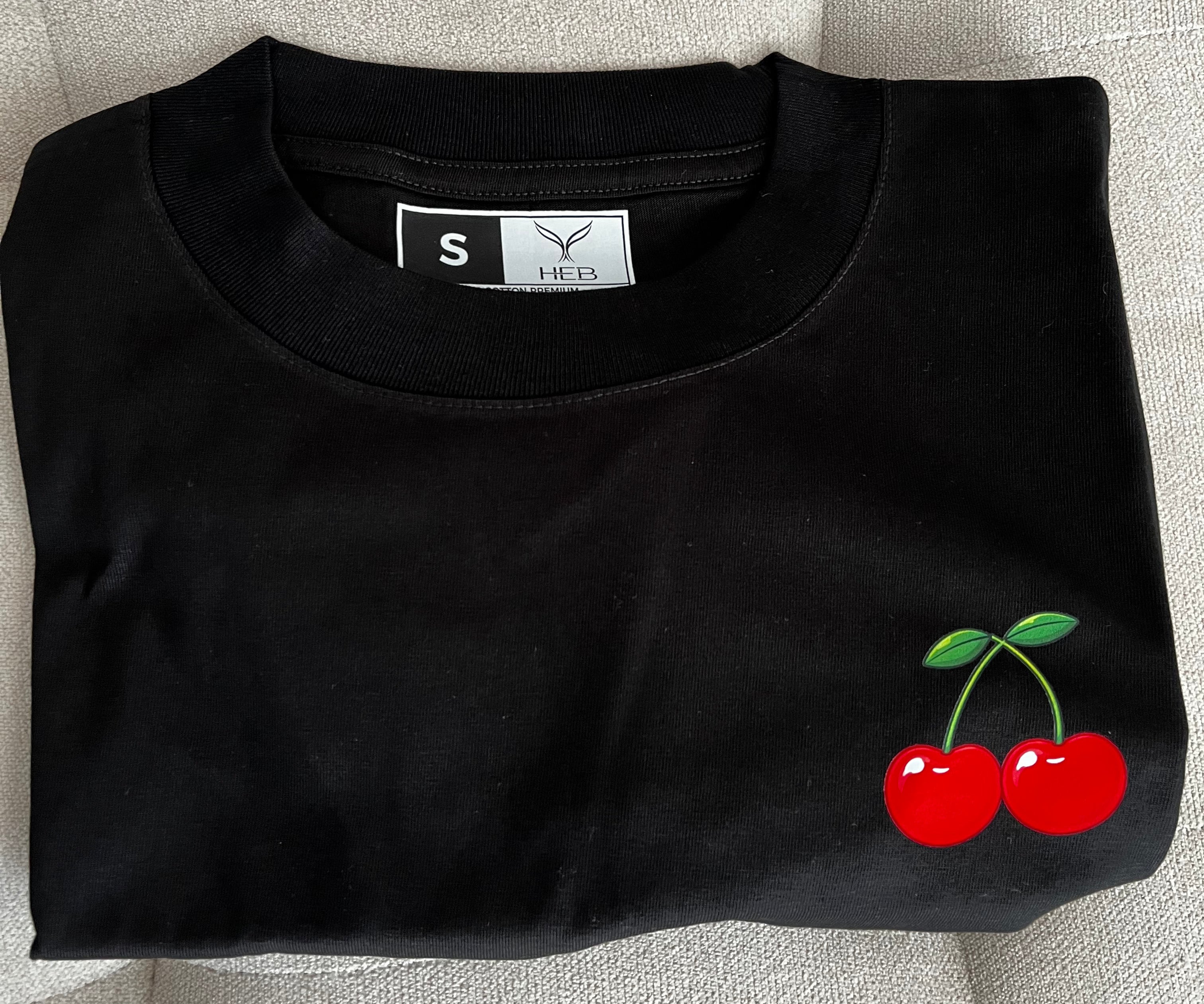 HEB BLACK CHERRY CROP TOP