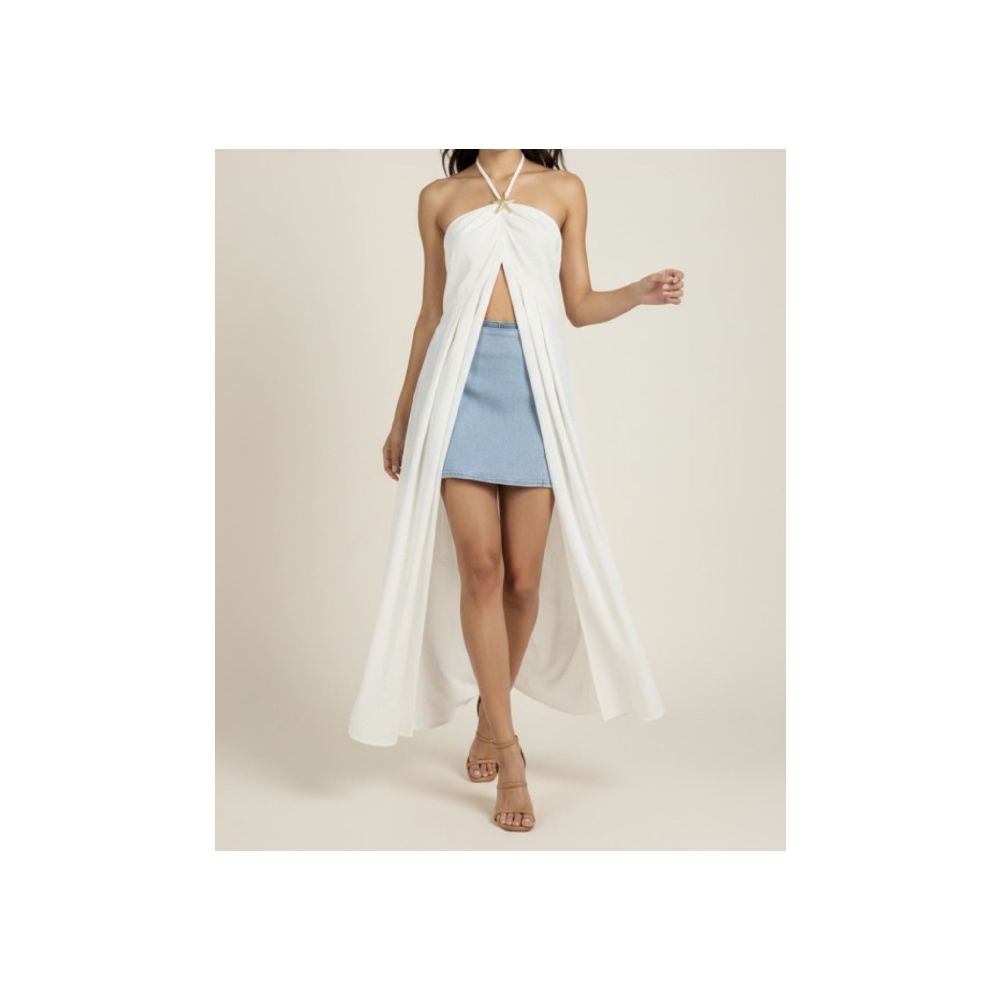 Seastar Halter Overlay Top