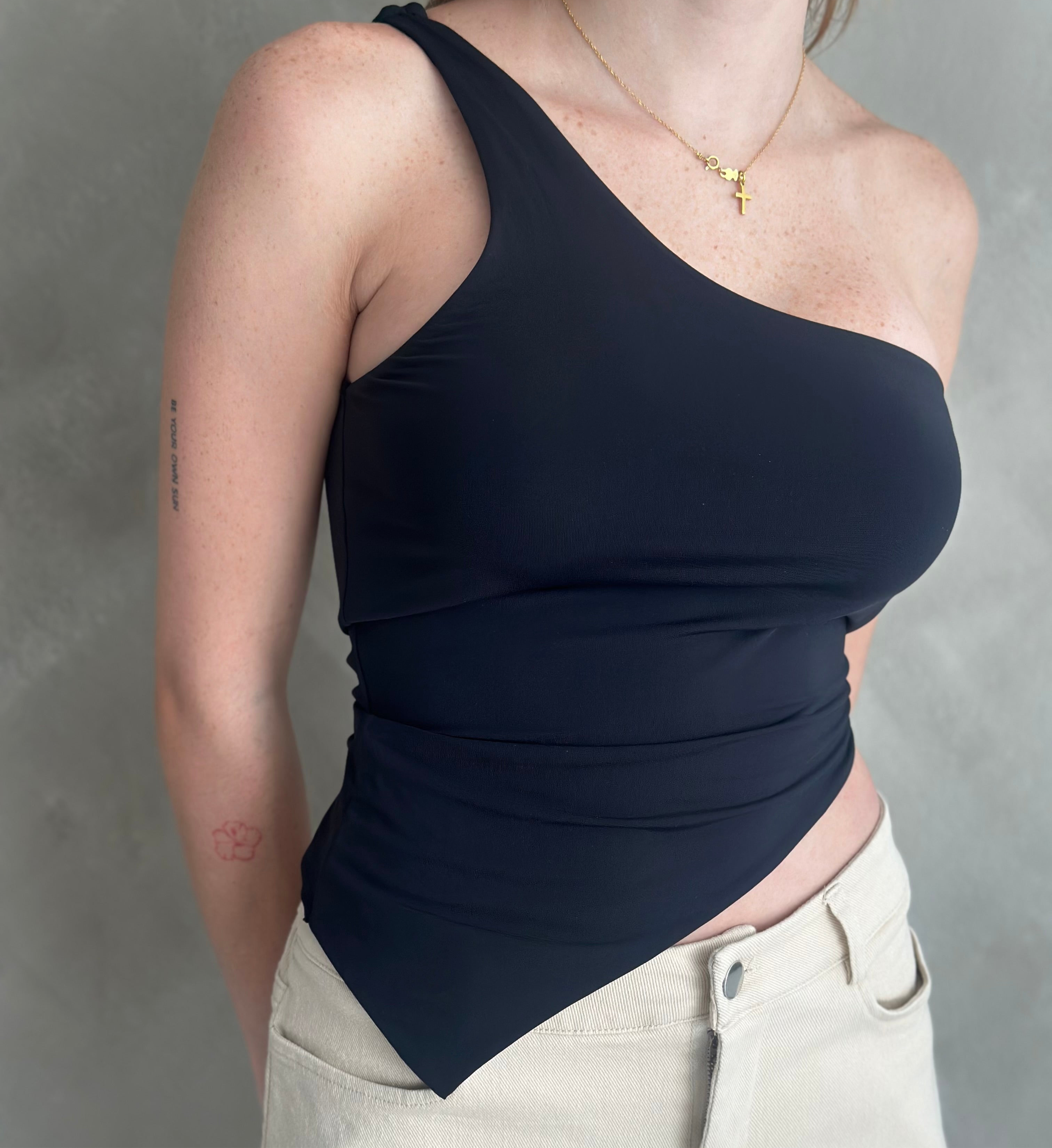 Asymmetrical Black Top