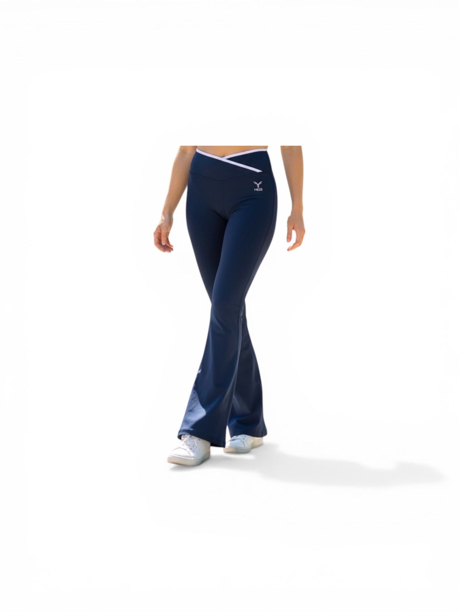 HEB NAVY ACTIVE FLARE PANT