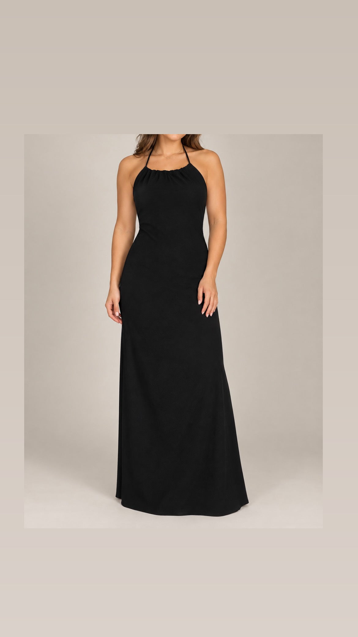 Black Halter Dress