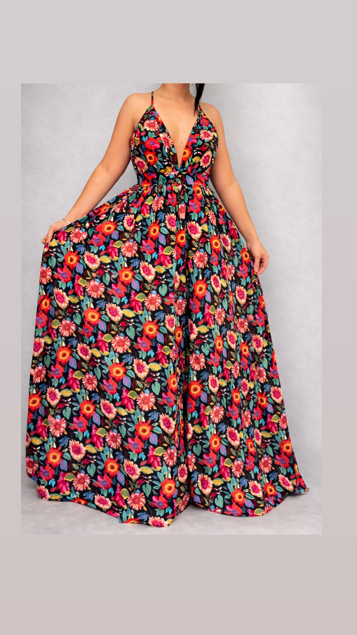 Flower Maxi Dress