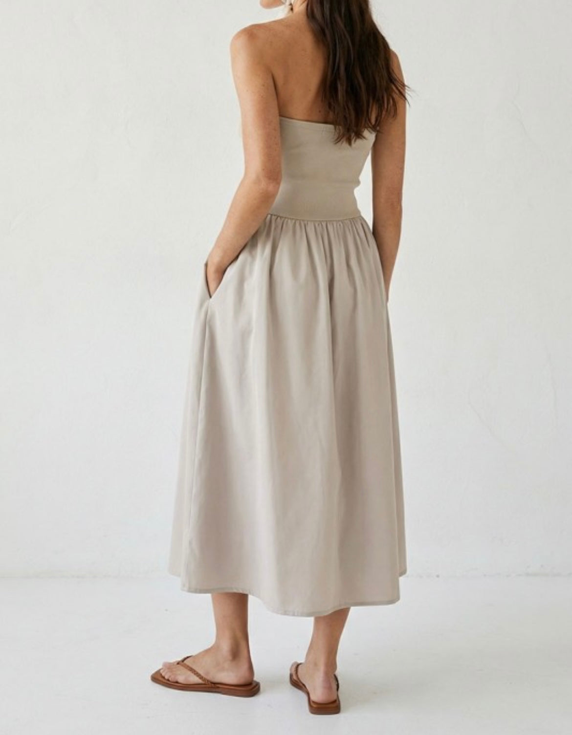 Beige Dress