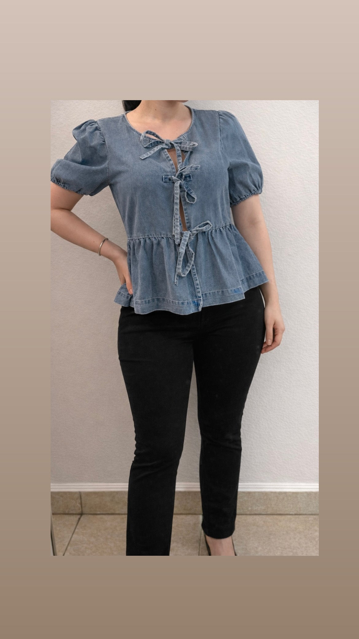 Denim Blouse