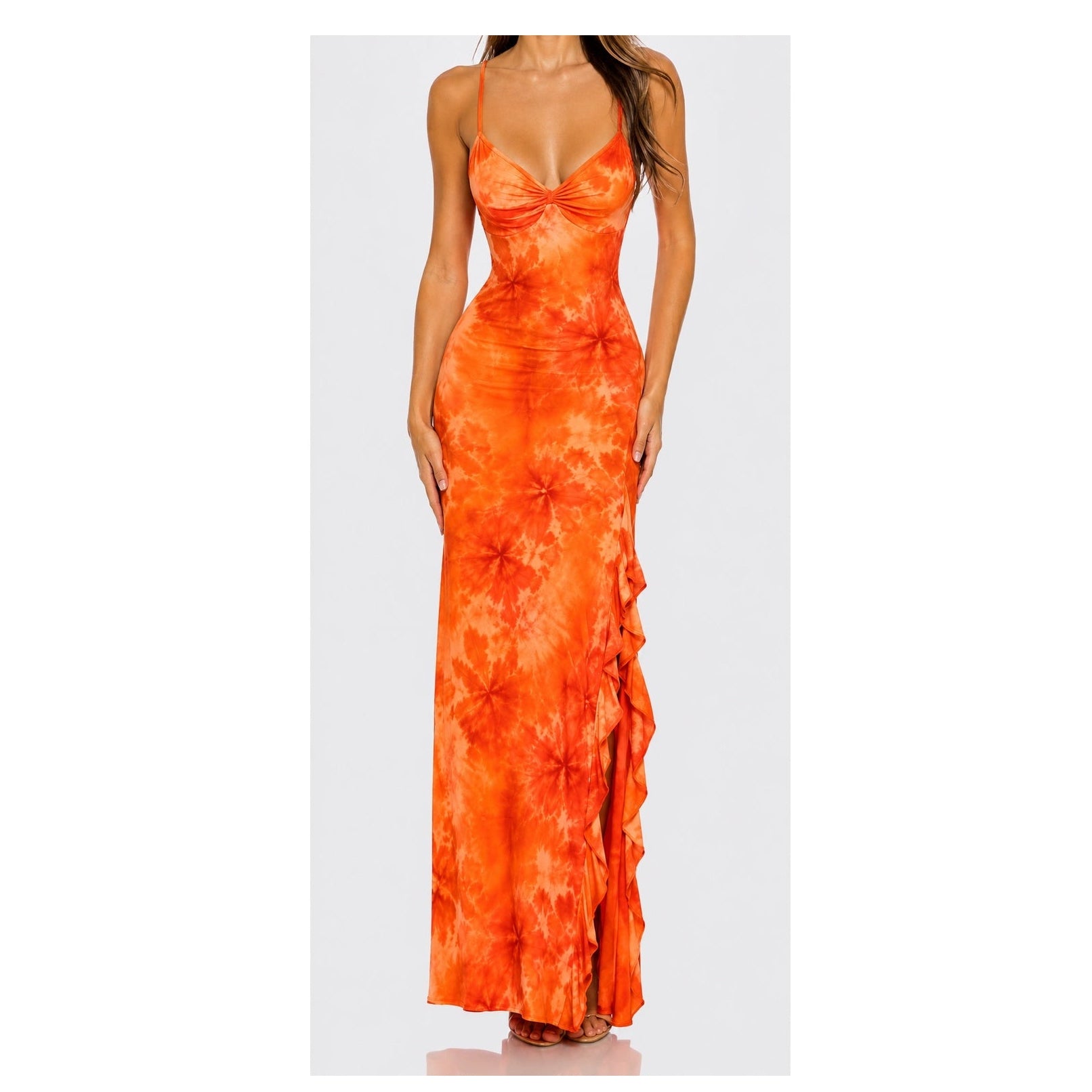 Orange Maxi Dress