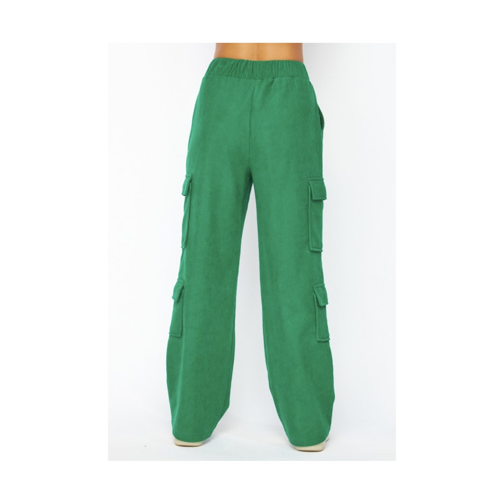 Green Corduroy Cargo Pant