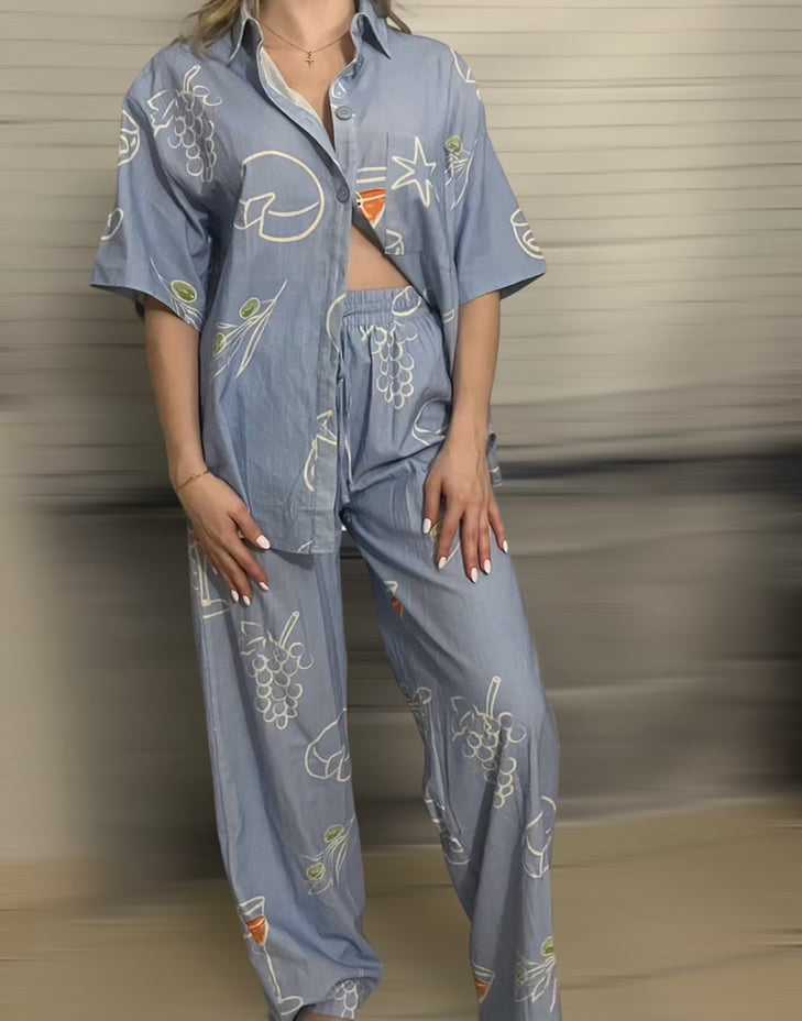 COCKTAIL BUTTON SHIRT