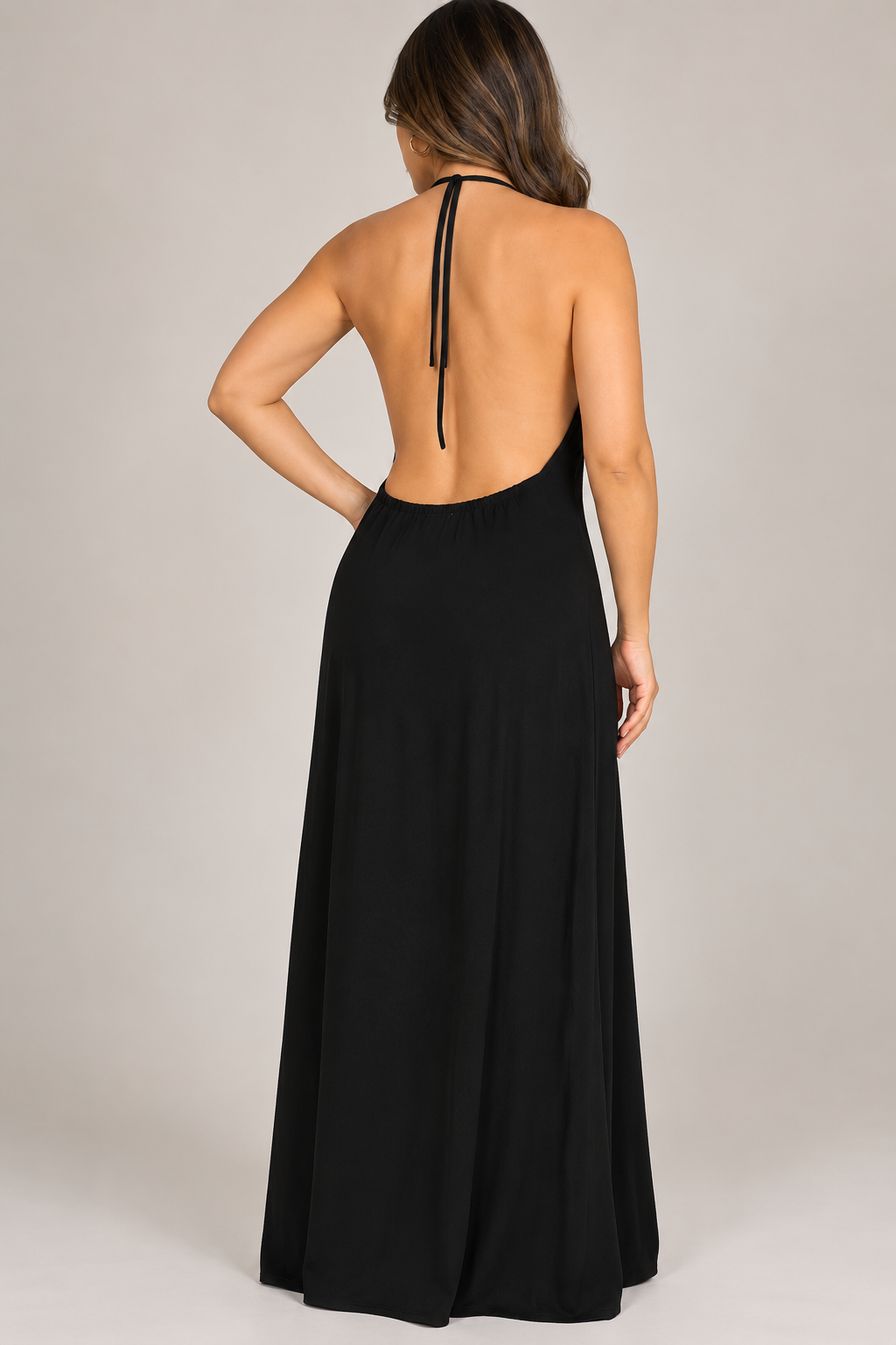 Black Halter Dress