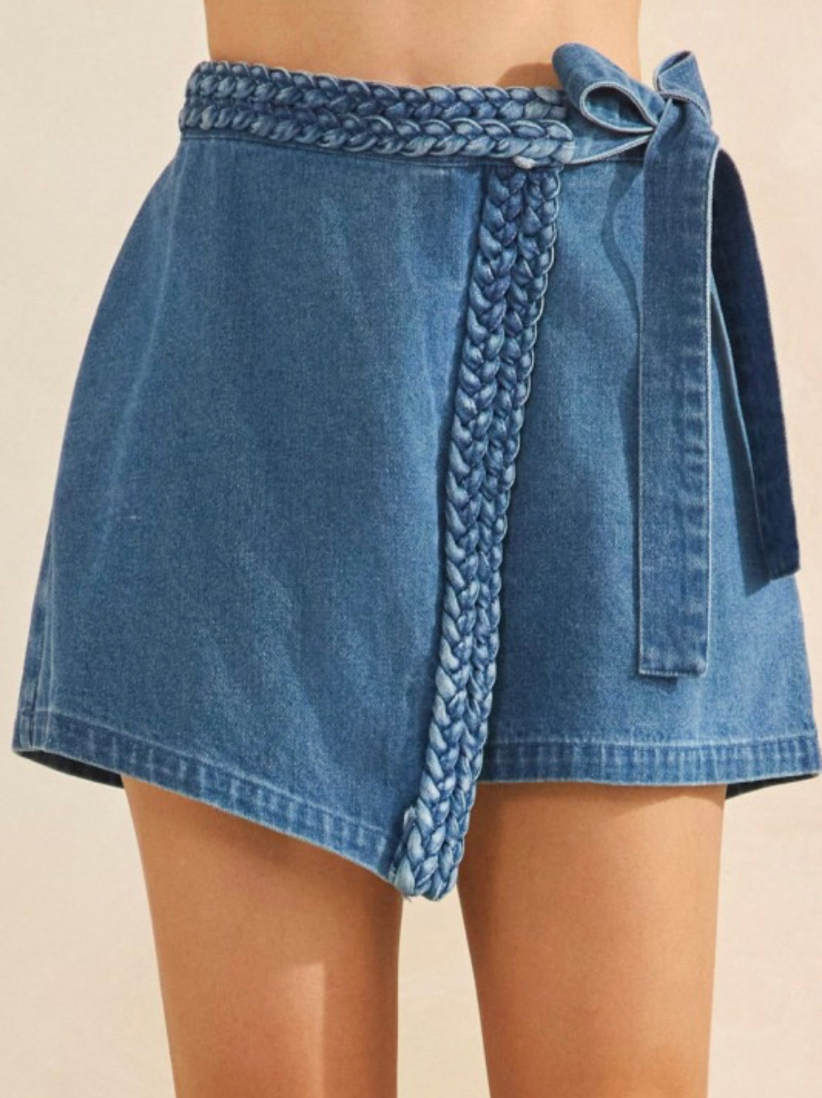 Denim Skort