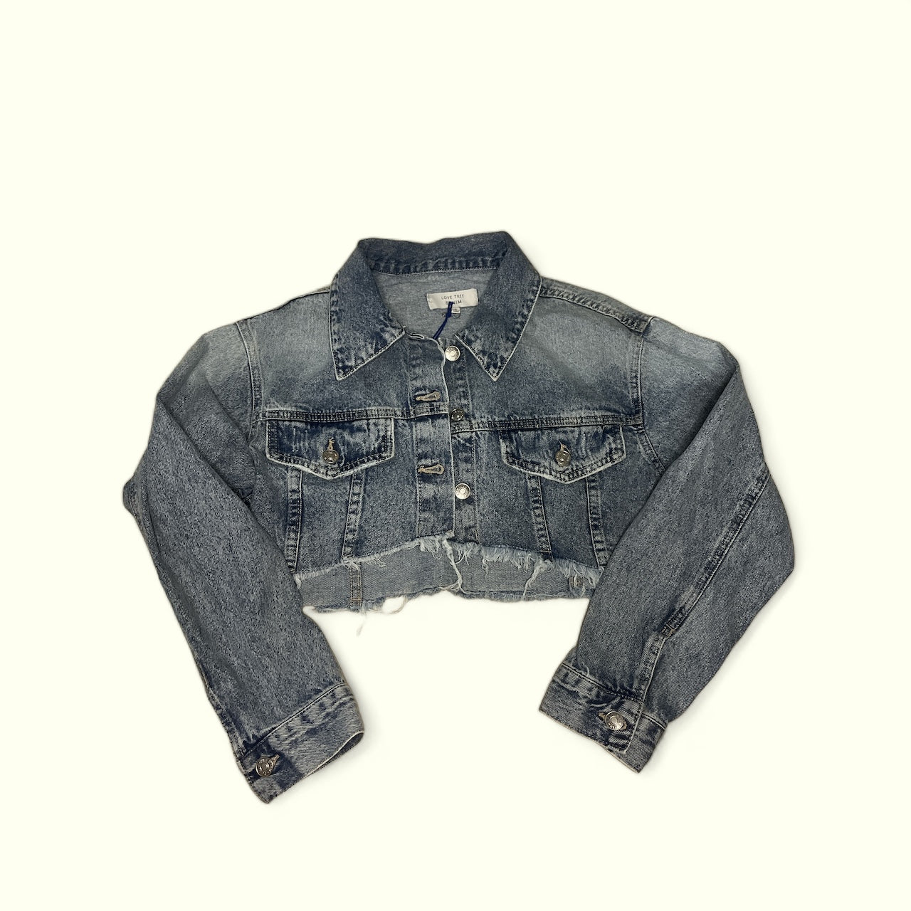 DENIM CROP JACKET