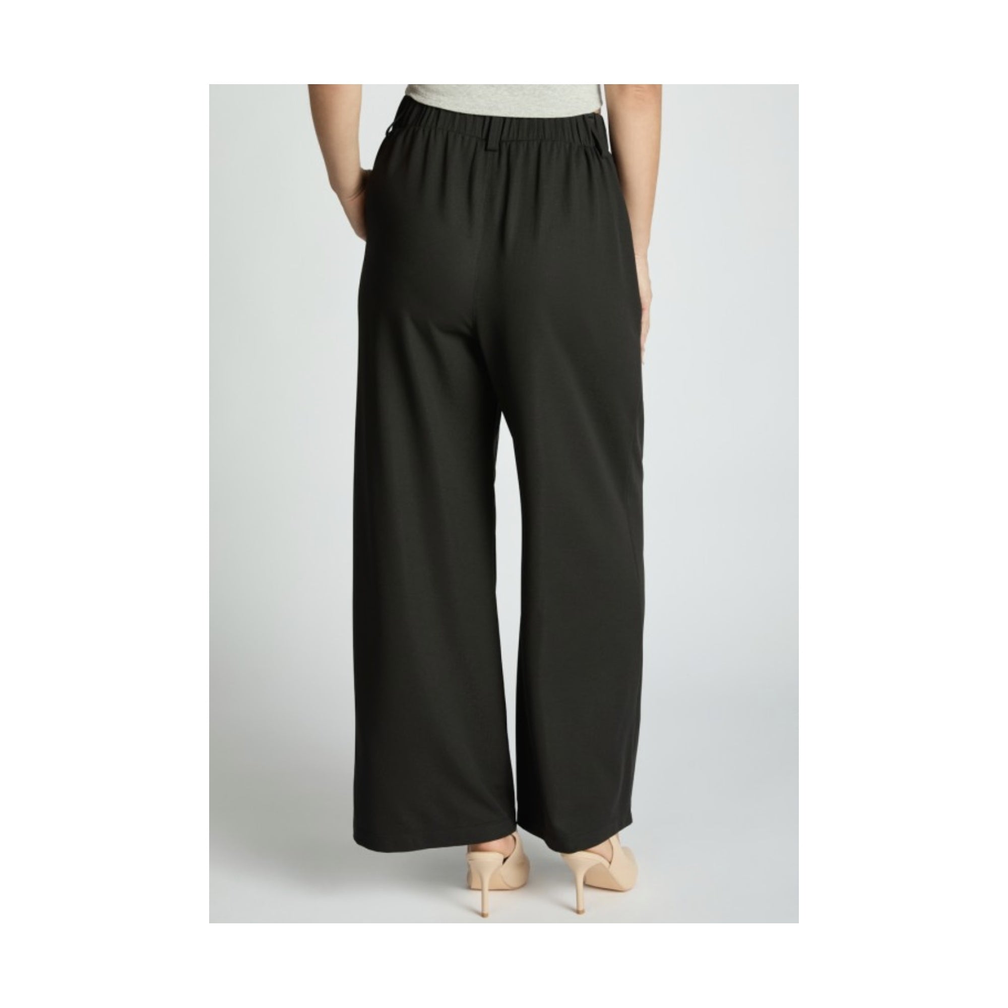 Black Wide Leg Trouser