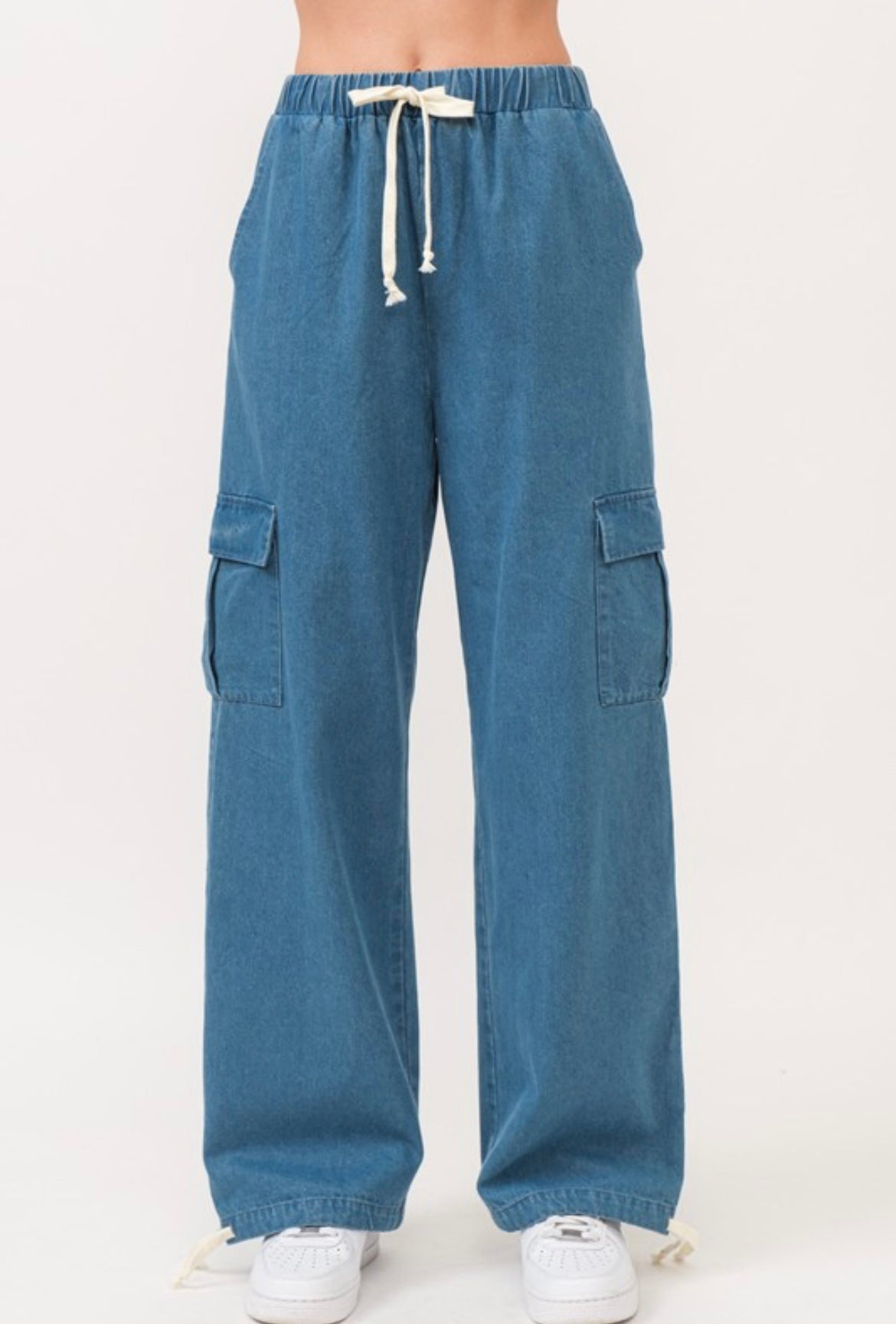 DENIM CARGO PANT