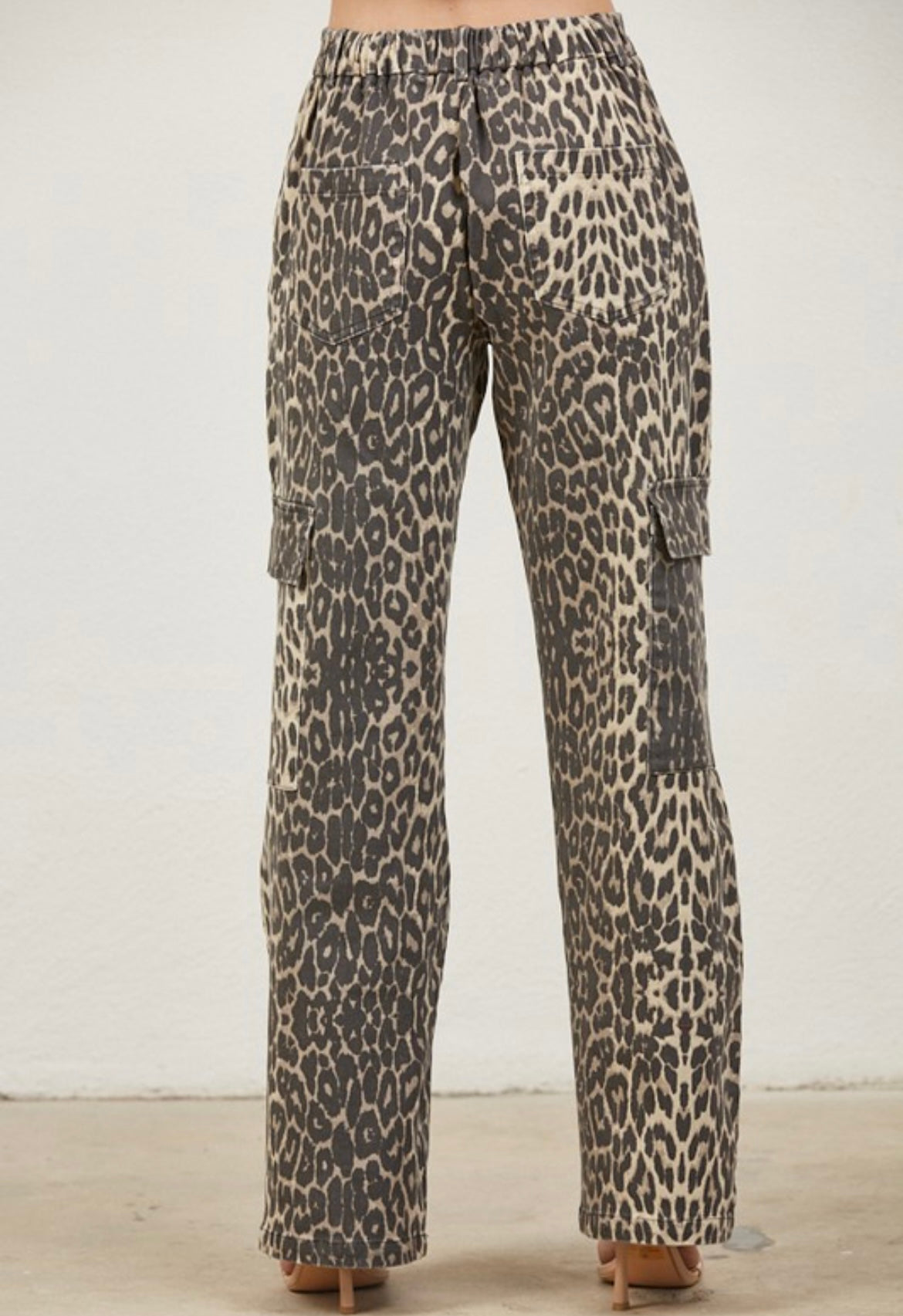 Animal Print Cargo Pant