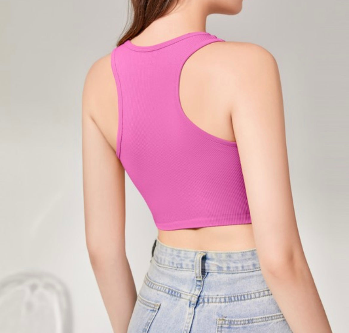 Rose Basic Crop Top