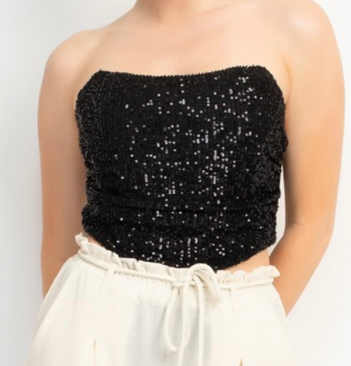 SEQUIN EMBELLISH TOP