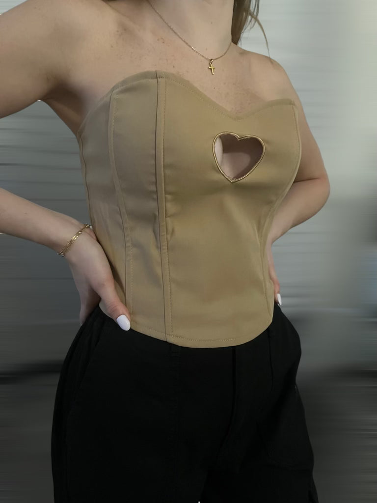 HEART TUBE TOP