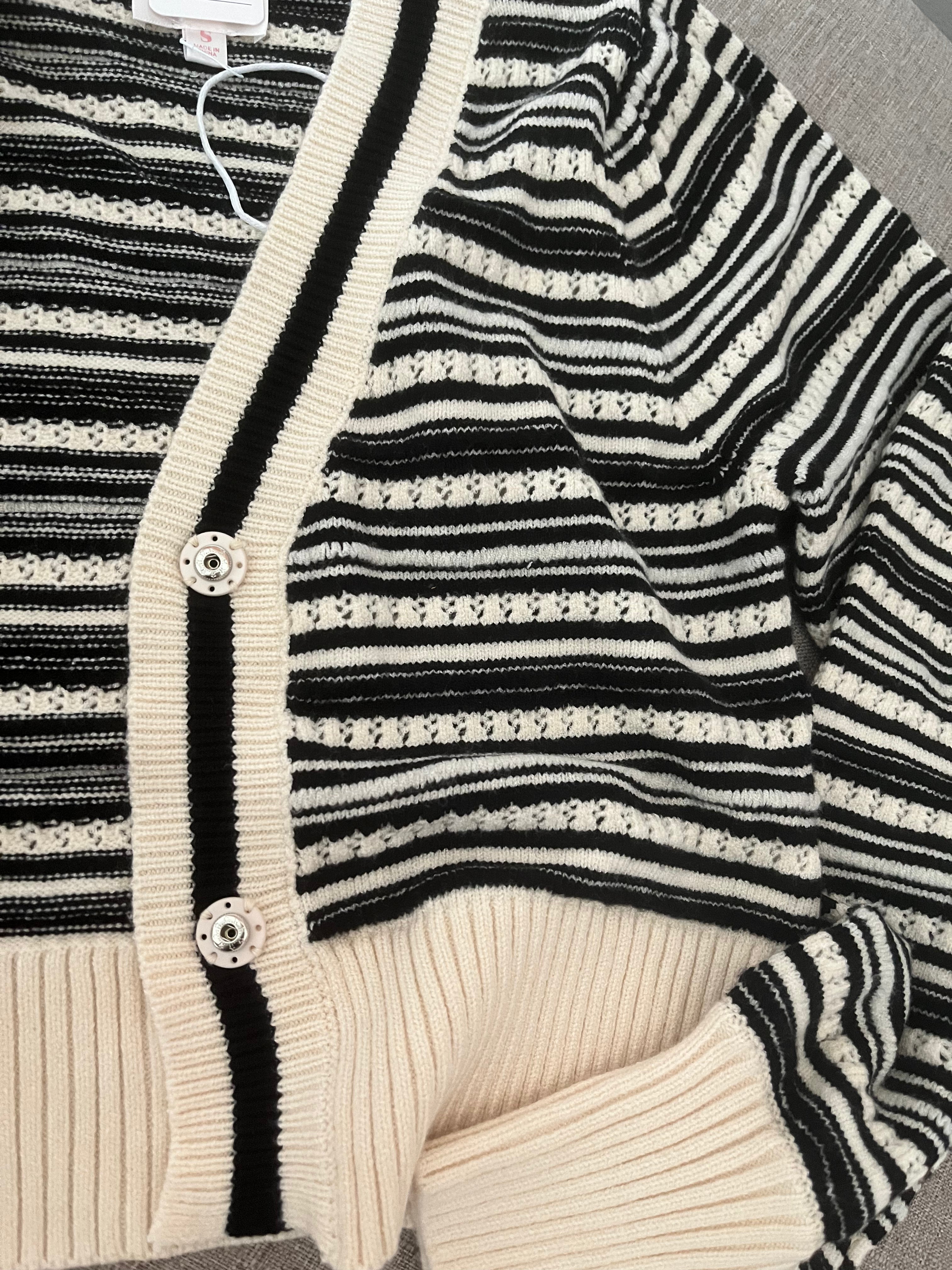 Ribbon Cardigan Top