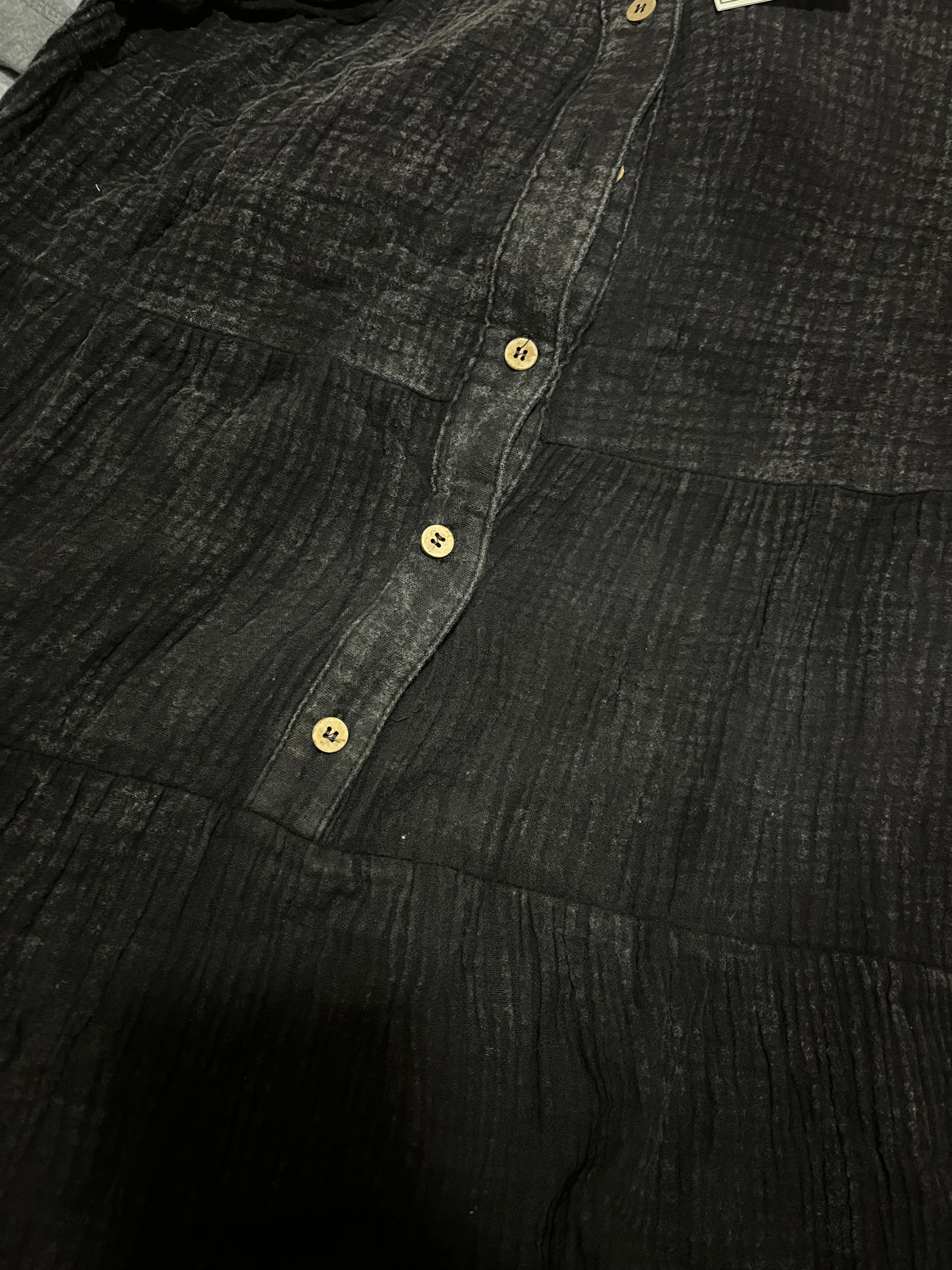 Washed Black Dress